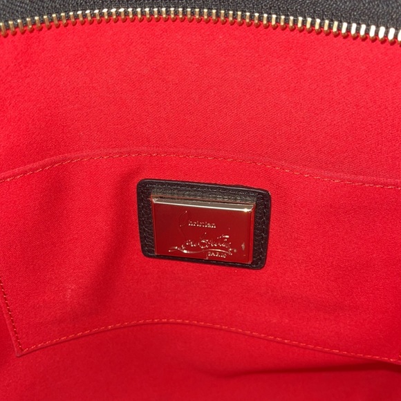 🍎SOLD🍎100% Christain Louboutin clutch with sparkles gorgeous pristine condition. - Picture 10 of 10